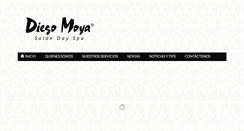 Desktop Screenshot of diegomoya.com