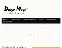 Tablet Screenshot of diegomoya.com